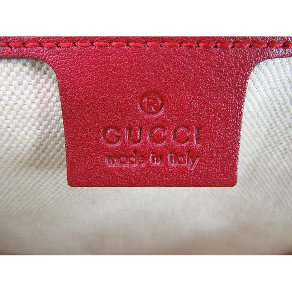 Gucci Glossy Red Satchel Bag - Picture 15 of 16